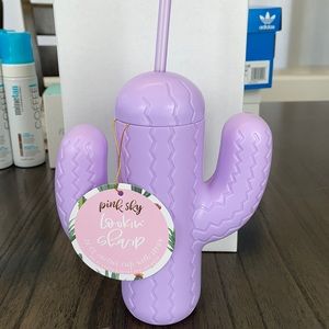 Cactus Cup with straw